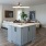 open concept kitchen and living area